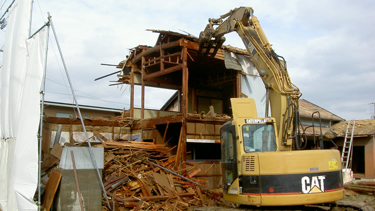 一般家屋解体工事イメージ